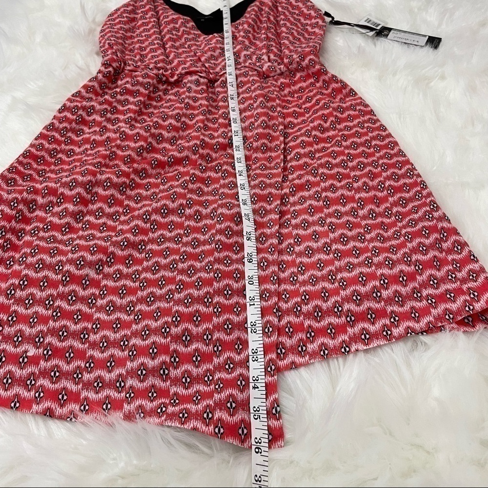 NWT Dex Asymmetrical Faux Wrap Dress Red Size XS - Picture 7 of 11